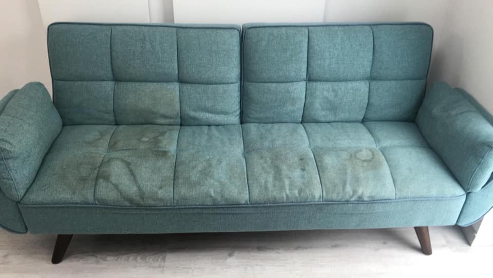 canapea mur canapea, patata,pete, albastra - topmop.ro