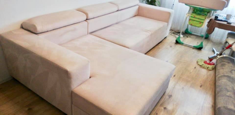 canapea vu2 curatare, canapea, catifea, crem - topmop.ro