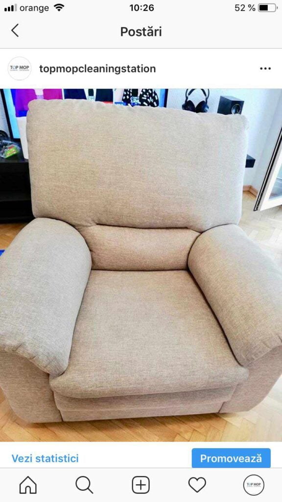 Curatare profesionala canapele de piele topmop